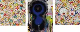 Field of Smiling Flowers; Flowers in Heaven; and Me and Mr. DOB by Takashi Murakami, 2010 and 2009, Three offset lithographs in colours, on smooth wove paper, the full sheets,, sold Jun 2015
