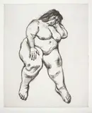 Woman Sleeping by Lucian Freud, 1995, Etching, on Somerset Textured paper, with full margins,, sold Oct 2015