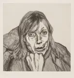 Lucian Freud, Susanna, 1996, Etching, on Somerset Textured paper, with full margins,