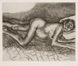 Lucian Freud, Before the Fourth, 2004, Etching, on Somerset Textured paper, with full margins,