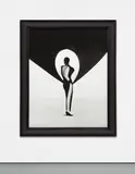 Herb Ritts, Versace Dress, Back View, El Mirage, 1990, Gelatin silver print