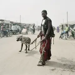 Pieter Hugo, Mallam Mantari Lamal with Mainasara, Nigeria from The Hyena and Other Men, 2005, Chromogenic print, flush-mounted