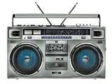 Lyle Owerko, Boombox/23 (JVC M70), 2008, Archival pigment print, flush-mounted
