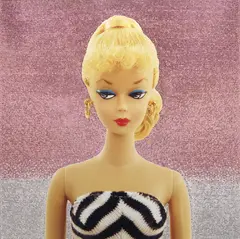 Beau Dunn, Glam Barbie #1, 2014, Unique chromogenic print with Swarovski crystals