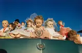 Untitled (Baby Doll Cadillac) by William Eggleston, 1965-1974, Dye transfer print from Los Alamos , printed 2001, sold May 2015