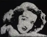 Vik Muniz, Bette Davis from Pictures of Diamonds, 2004, Dye destruction print