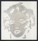 Vik Muniz, Reversal Grey Marilyn from Pictures of Diamond Dust, 2003, Dye destruction print