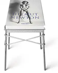 Sumo by Helmut Newton, Monte Carlo: Taschen, 1999. Oversized photography book with original metal stand designed by Philippe Starck, sold May 2015