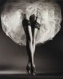 Horst P. Horst, Round the Clock I, New York, 1987, Platinum palladium print, printed later