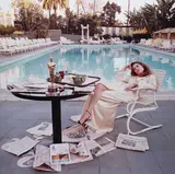 Faye Dunaway at the Beverly Hills Hotel by Terry O'Neill, 1977, Chromogenic print, flush-mounted, printed later, sold Nov 2015