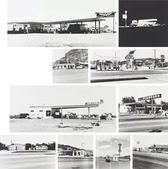 Ed Ruscha, Gasoline Stations, 1962, Ten gelatin silver prints, printed 1989