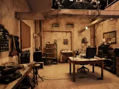 Anderson & Low, Secret Room, Tangier Hotel from On the Set of James Bond's Spectre, 2015, Archival pigment print, flush-mounted