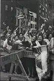 Henri Cartier-Bresson, Pro Fidel Castro demonstration, Manhattan, New York City