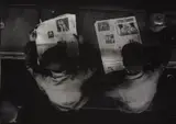 W. Eugene Smith, Two men reading newspapers, Hitachi, Japan