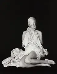 Erwin Blumenfeld, Draped Woman, Paris, 1938, Gelatin silver print, printed 1952