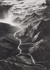 The Eastern Part of the Brooks Range, Arctic National Wildlife Refuge, Alaska, USA by Sebastião Salgado, 2009, Gelatin silver print, sold Nov 2015
