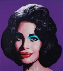 David LaChapelle, Amanda as Andy Warhol's Liz in Purple, 2007, Chromogenic print