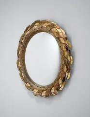 'Comète' mirror by Line Vautrin, circa 1958, Talosel resin, coloured mirrored glass, convex mirrored glass, sold Apr 2015