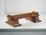 Coffee table by Jean-Charles Moreux and Bolette Natanson, circa 1938, Mahogany, sold Apr 2015