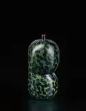 Yoichi Ohira, Unique vase, model no. 2, from the 'Respiro' series, 2008, Handblown murrine glass canes with granular inserts, carved and polished surface