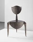 André Dubreuil, 'Paris' chair, 1988, Bent and welded sheet steel