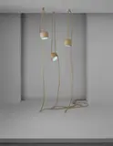 Ronan and Erwan Bouroullec, 'Lianes' ceiling light, 2010, Leather, acrylic