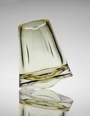 'Nord' vase by Martin Szekely, 1989, Crystal, sold Apr 2015