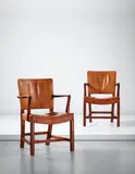 Kaare Klint, Pair of 'Red' armchairs, model no. 3758A