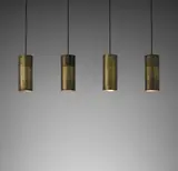 Jacques Quinet, Set of four ceiling lights, from the reception of Béghin Say, Kunheim factory, Kaysersberg