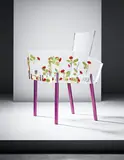 Shiro Kuramata, 'Miss Blanche' chair, Designed 1988, acrylic, synthetic roses, anodised tubular aluminium