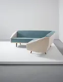 Gio Ponti, Unique 'Diamond' sofa, designed for a Villa, Liguria