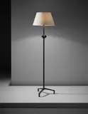 'Star' standard lamp by Alberto Giacometti, designed 1936, Patinated bronze, paper shade, sold Oct 2015