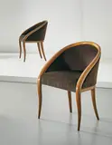 Jean Royere, Important pair of 'Crapaud' armchairs