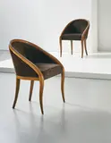 Jean Royere, Important pair of 'Crapaud' armchairs
