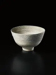 Large footed bowl by Lucie Rie, circa 1968, Mixed clays thrown together to create an integral spiral of colour and texture, sold Oct 2015