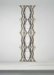Peter Collingwood, Large unique '3D Macrogauze', 1980s, Linen, steel rods