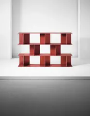 'Dos de canapé F.P.' storage unit by Martin Szekely, 2006, Anodised aluminium, offered Oct 2015