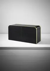 Sideboard by Gabriella Crespi, circa 1976, Brass, painted-laminated wood, painted wood, sold Oct 2015