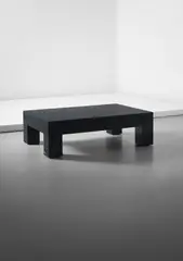 Coffee table by Gabriella Crespi, circa 1977, Painted laminated wood, sold Oct 2015