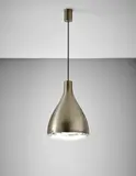 Ceiling light, model no. 2220 by Max Ingrand, 1960s, Nickel-plated metal, glass, offered Oct 2015