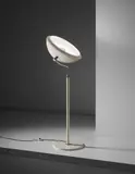 Sergio Moscheni, Rare 'Giroscopio' adjustable standard lamp, circa 1974, Painted metal, painted tubular metal, chromium-plated tubular metal, chromium-plated metal