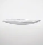 Dish, model no. 3369-3869 by Tapio Wirkkala, 1954, Clear lead crystal glass, cast and formed in a mould, outer surface comb cut, sold Oct 2015