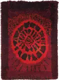 Ritva Puotila, 'Karpalo' (Cranberry) rug, designed 1962, produced 1981, Wool