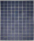 Barbro Nilsson, Large 'Gyllenrutan, blå (The Golden Square, blue)' rug