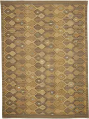 Barbro Nilsson, 'Finspong, ljusbrun' (light brown) rug, designed 1954, executed 1964, Handwoven wool on a linen warp