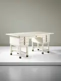 Elis Benckert, Desk, designed for Villa Lagercrantz, Danderyd, 1905-1910, Painted wood, brass