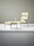 Arne Jacobsen, 'TV' chair and ottoman