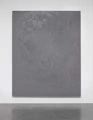 Untitled by Rudolf Stingel, 2010, oil on canvas, sold Feb 2014