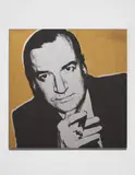 Andy Warhol, Miguel Berrocal, 1982, acrylic, silkscreen ink and diamond dust on canvas