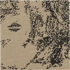 Squarilyn by Nate Lowman, 2011, alkyd on linen, sold Feb 2014